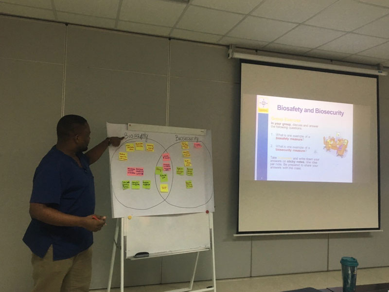 Biorisk Management (BRM) is introduced for international students at Hanoi Medical University -1