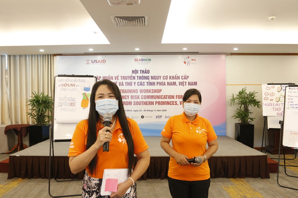 Hội thảo tập huấn về Truyền thông nguy cơ khẩn cấp cho Cán bộ y tế và Thú y các tỉnh phía Nam, Việt Nam 4