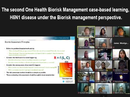 The second One Health Biorisk Management case-based learning, H5N1 disease under the Biorisk management perspective.
