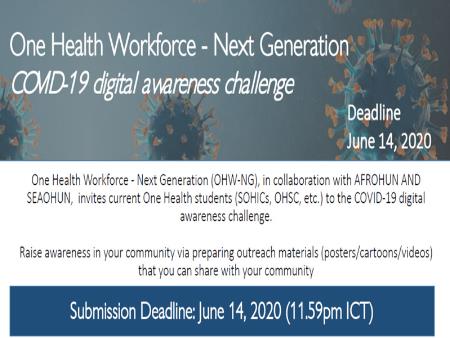 One Health Workforce – Next Generation COVID-19 Digital Awareness Challenge