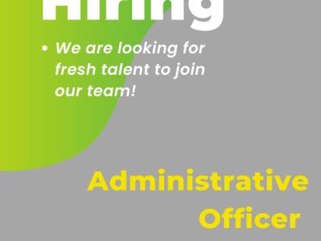 Job opportunity: Administrative Officer