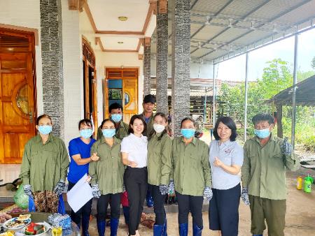 Implementing the 1st Trial of Biosecurity Improve Practice in Dong Nai
