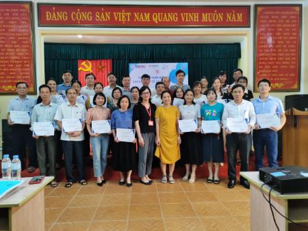 A One Health training course for human health staff, animal health staff and environmental staff in Ha Nam province