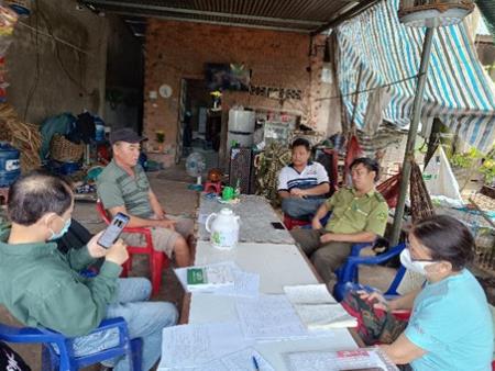 Monitoring and evaluating the practice of biosecurity measures at wildlife farms (TIP 2, 3) in Vinh Cuu, Dinh Quan and Tan Phu districts